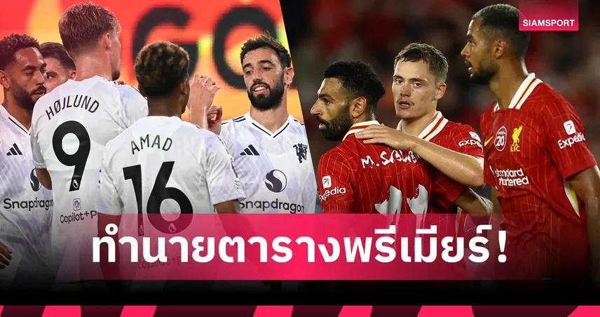 แมนยูไนเต็ด-สงครามเอไอ- ลิเวอร์พูล-siamsportth