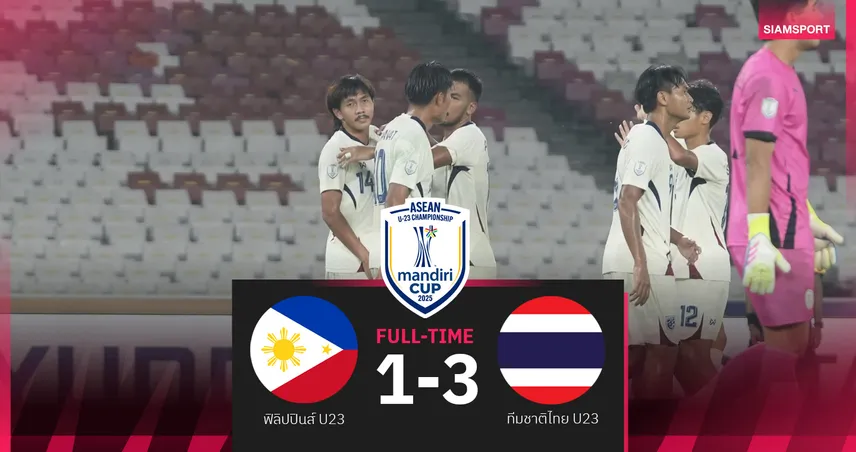 ทีมชาติไทย-U23-อัด- ฟิลิปปินส์-3-1-siamsportth